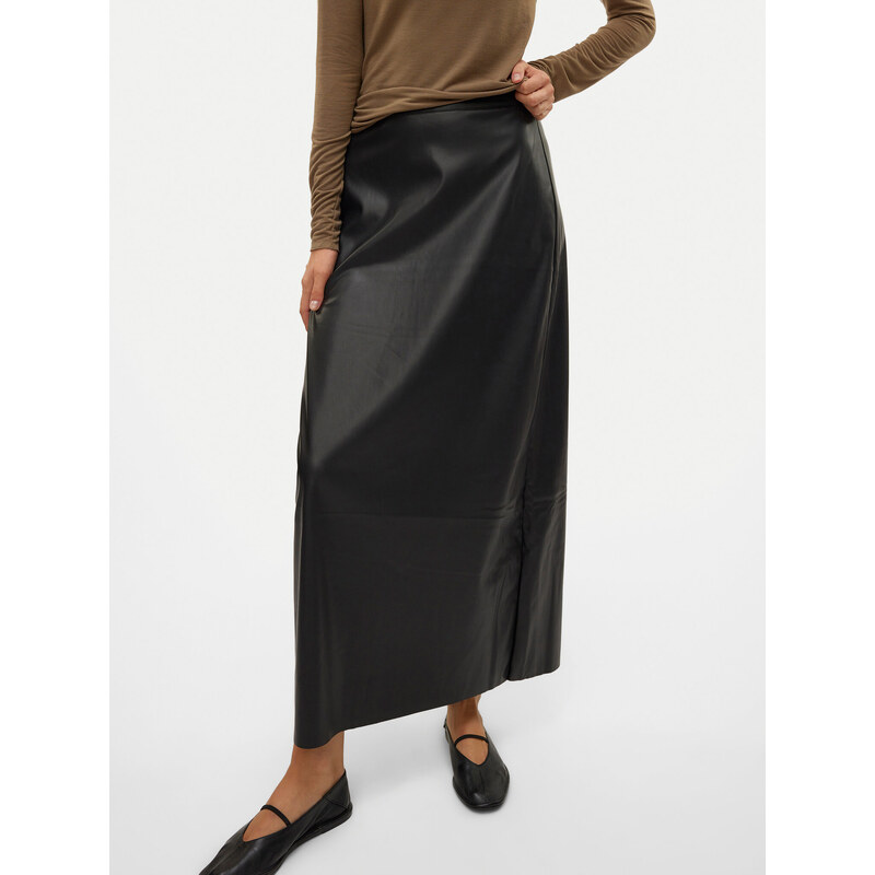 Sukně z imitace kůže Vero Moda