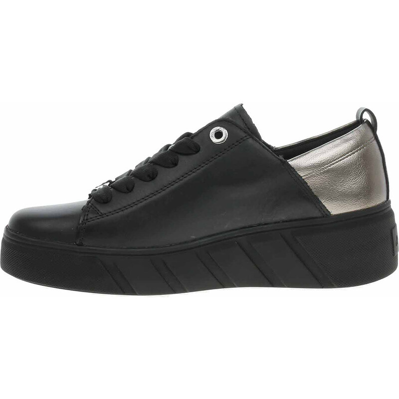 Dámská obuv Rieker W0502-03 schwarz-altsilber 38