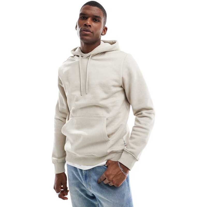 ONLY & SONS hoodie in stone-Neutral