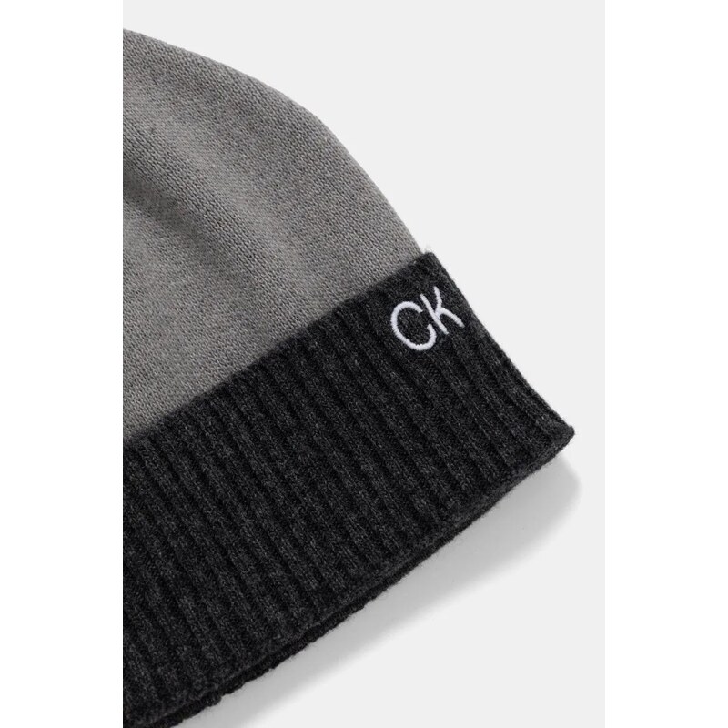 Vlněná čepice a šála Calvin Klein