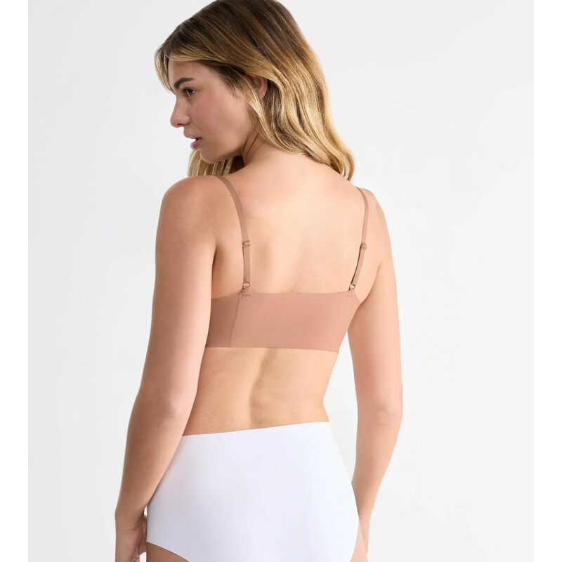 Dámská podprsenka ZERO Microfibre 2.0 Bralette - CAMEO BROWN - hnědá 103537970