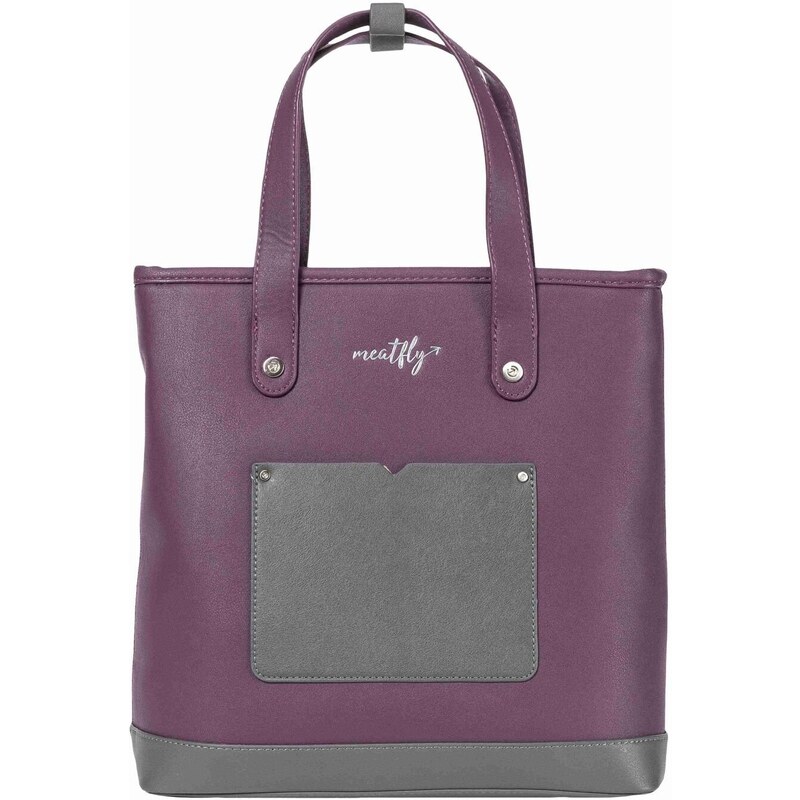 Meatfly kabelka / batoh Kerry Plum / Dark Grey | Fialová