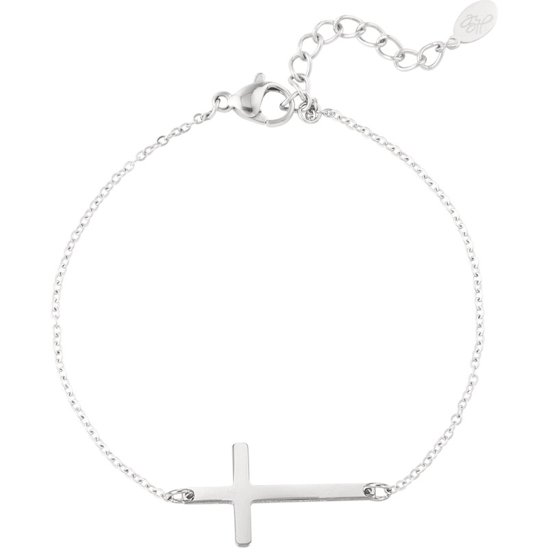 SYLVIENE Náramek CROSS Silver 100404747