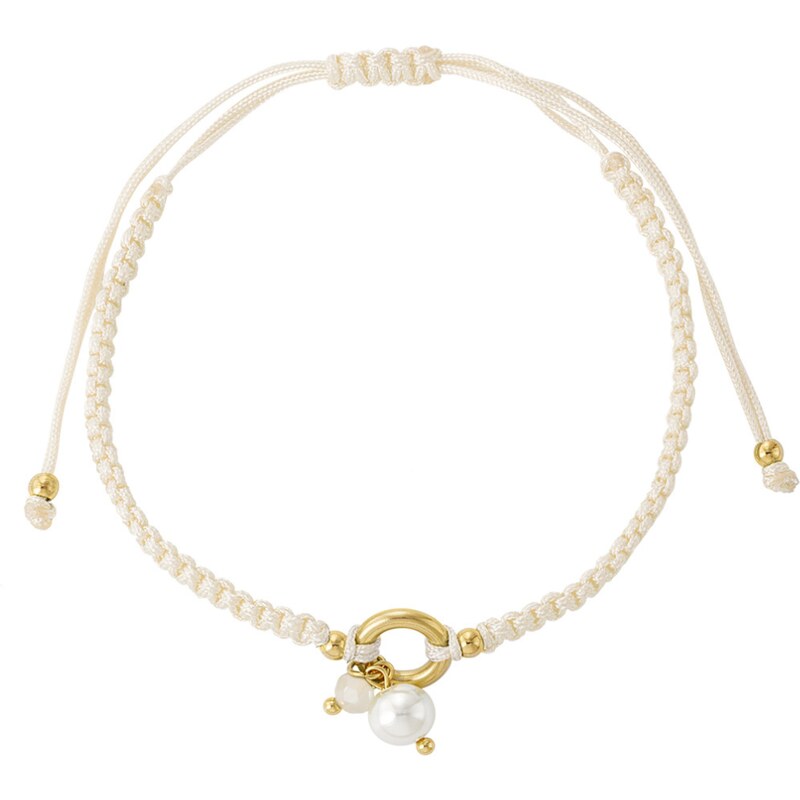 SYLVIENE Náramek MAISY Beige Gold 100404850