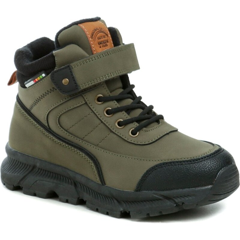 American Club XT142-24 khaki zimní boty