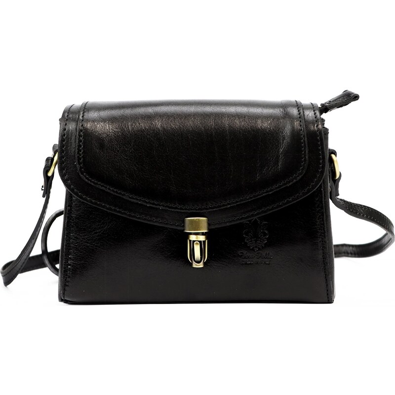 Kožená crossbody kabelka Florence 51 černá 100407044