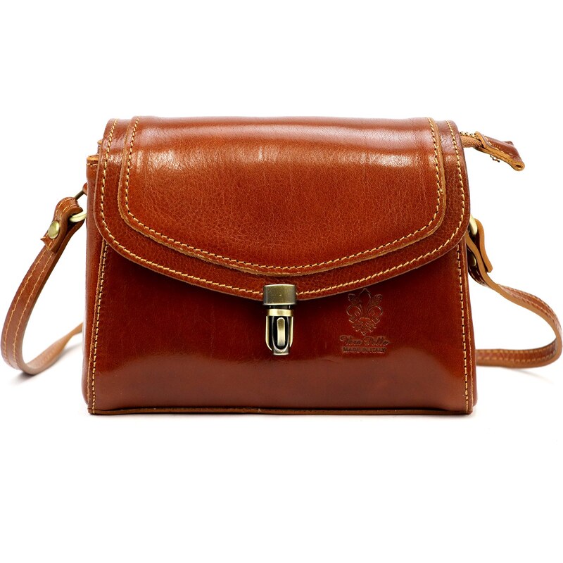 Kožená crossbody kabelka Florence 51 camel