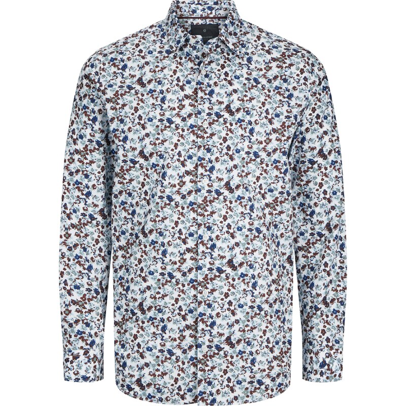 JACK & JONES Košile JPRBLALeeds marine modrá / světlemodrá /