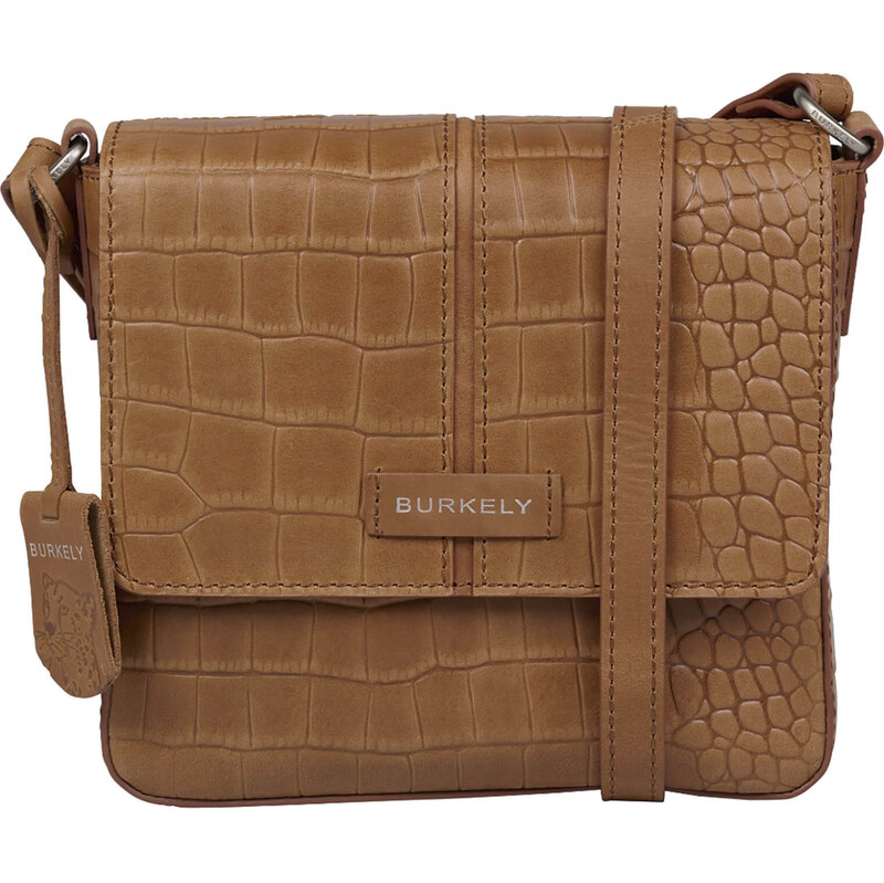 Dámská crossbody kožená kabelka Burkely Fia - koňak 100411529
