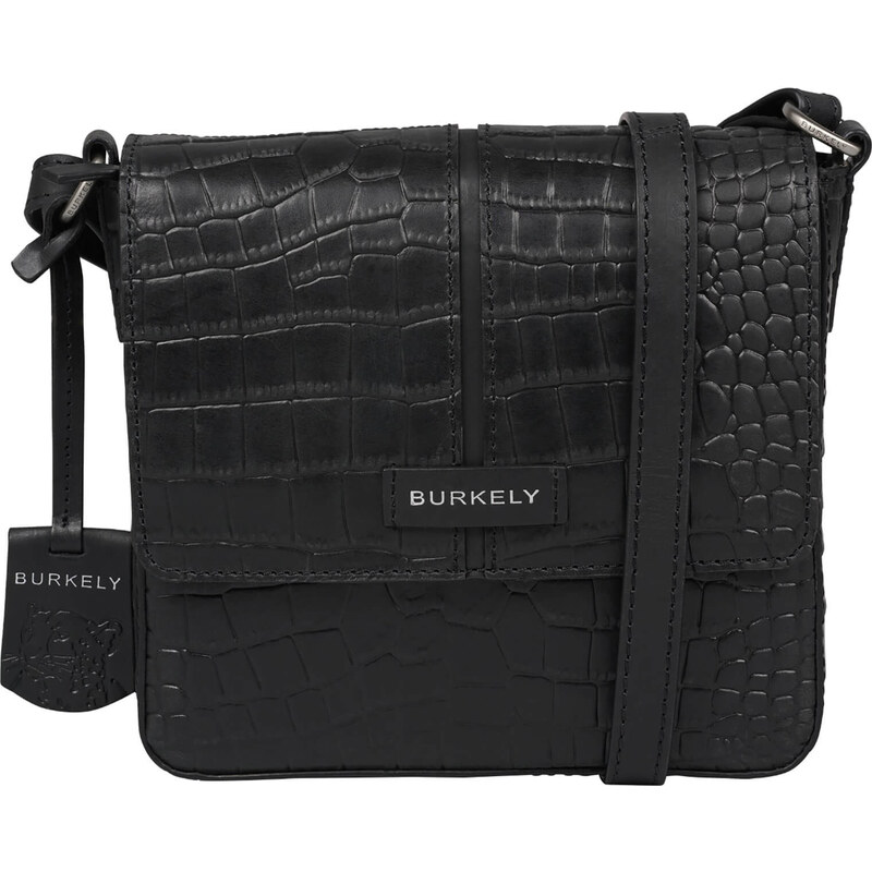 Dámská crossbody kožená kabelka Burkely Fia - černá 100411531