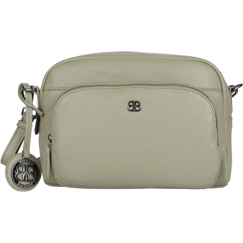 Dámská kožená crossbody kabelka Bellicci Norra - zelená