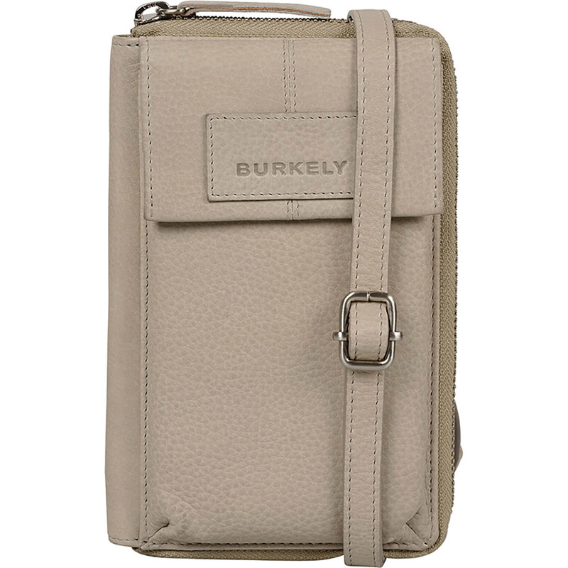 Dámská kožená crossbody kabelka s peněženkou Burkely Lauri - světle 100411586