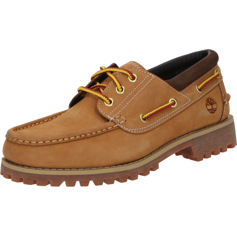 TIMBERLAND Šněrovací boty světle hnědá / tmavě hnědá