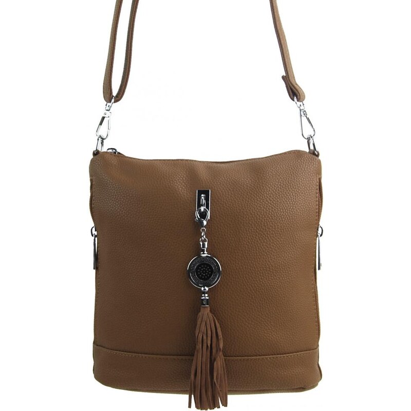 BELLA BELLY Malá crossbody dámská kabelka s přívěskem 1994-BB