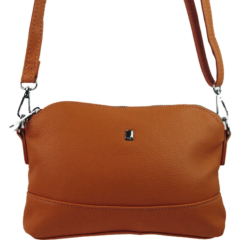 BELLA BELLY Hnědá crossbody dámská kabelka se třemi oddíly 5414-BB 100415344