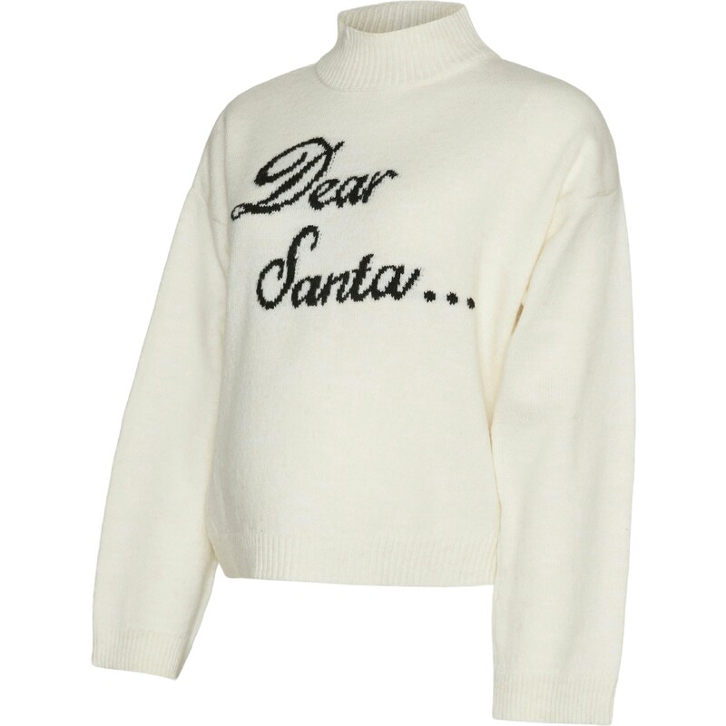 MAMALICIOUS Svetr MLDearsanta černá / bílá 100418185