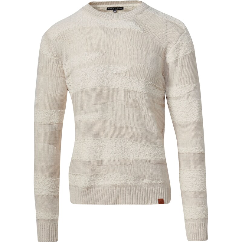 KOROSHI Svetr režná / offwhite