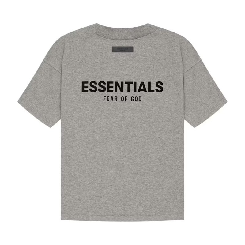 Tričko Fear of God Essentials T-shirt (SS22) "Dark Oatmeal"