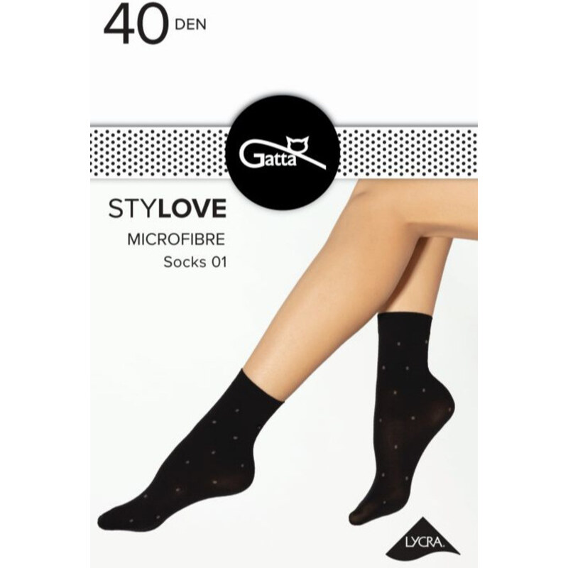 Gatta STYLOVE 01 - PONOŽKY Z MIKROVLÁKNA 40 DEN