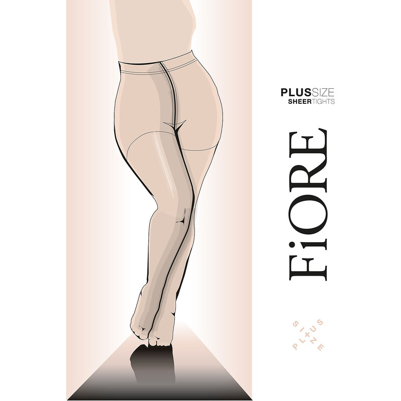 Fiore punčocháče C 5120 Sheer Plus Velikost 6-XXL 103389475
