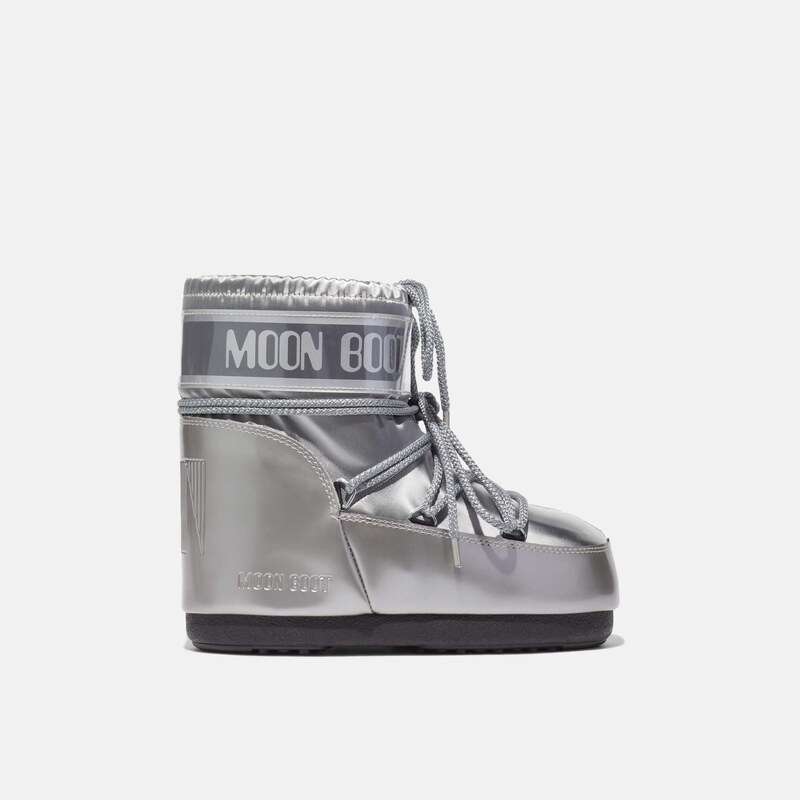 Dámské stříbrné sněhule Moon Boot Icon Low Glance 105826449