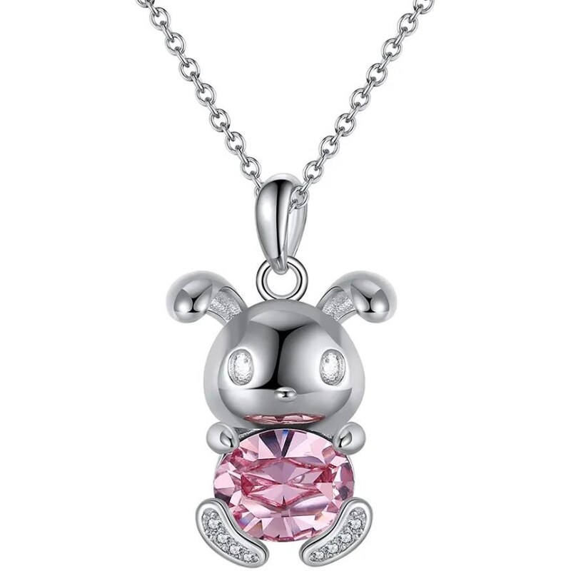 MAJYA Stříbrný řetízek s přívěskem BUNNIE 11220