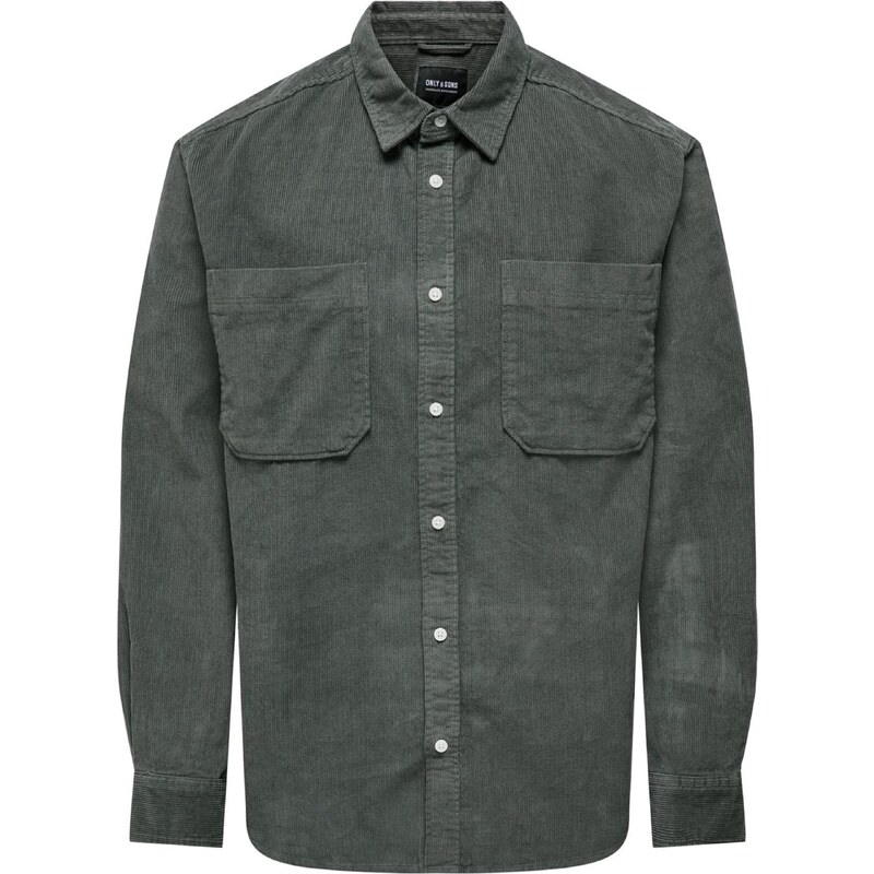 Only & Sons Košile ONSAlp tmavě šedá