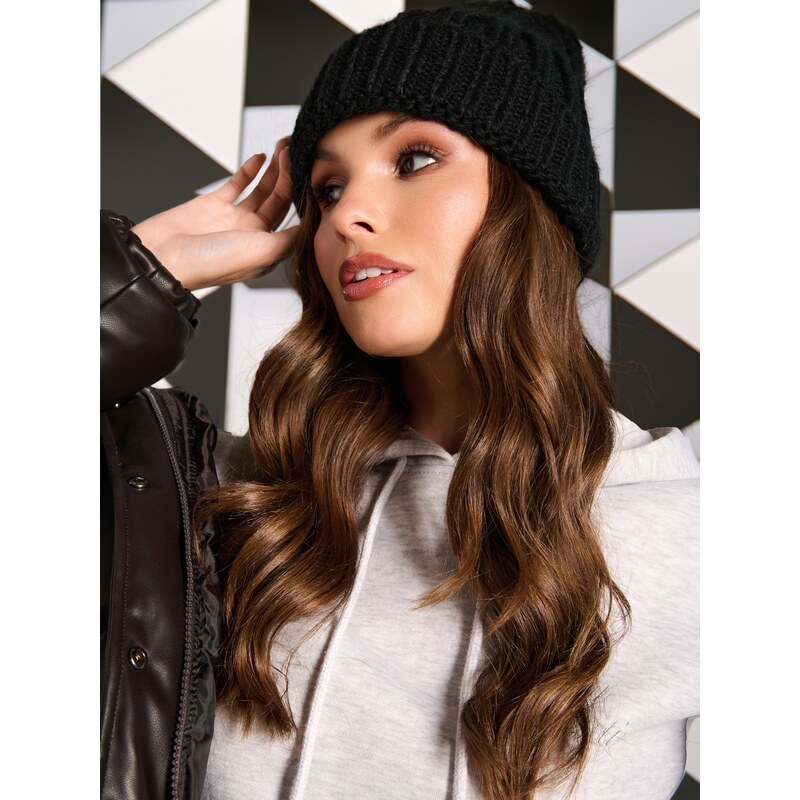 Sinsay - Čepice beanie - černá