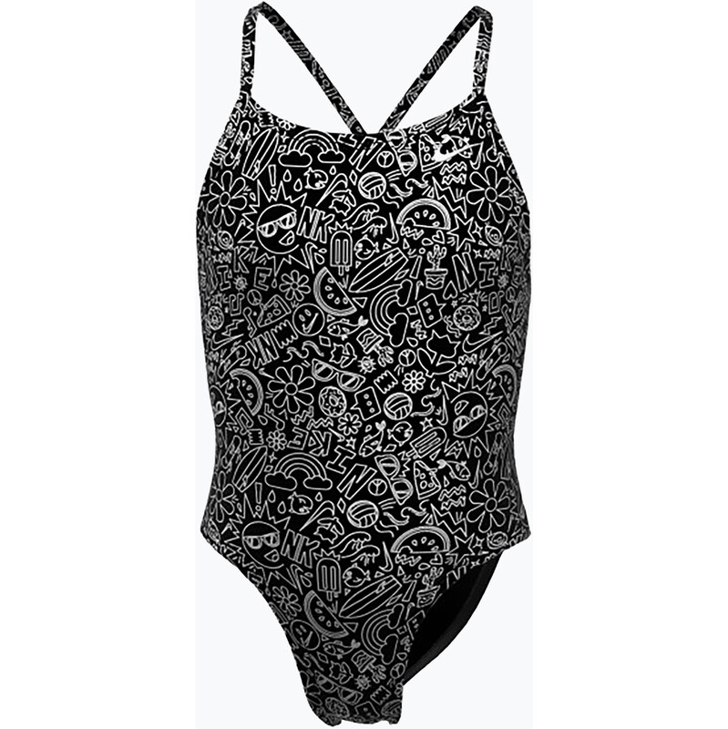Dětské jednodílné plavky Nike Hydrastrong Charms Multi Print