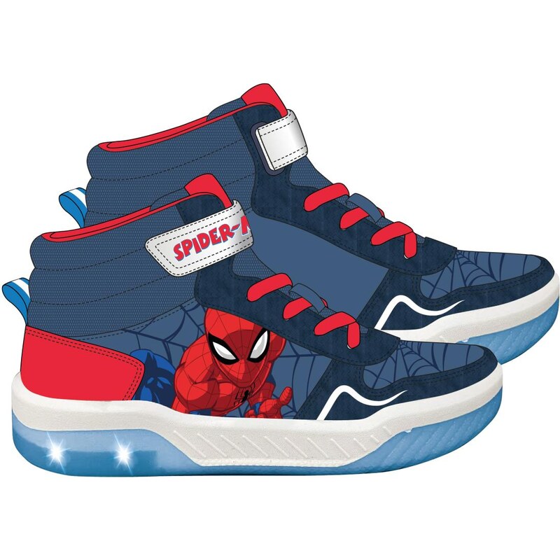 SPORTY SHOES PVC SOLE WITH LIGHTS SPIDERMAN