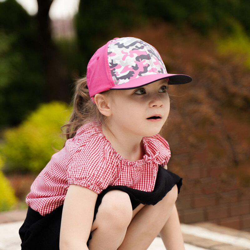 AGBO Girls summer cap red Moro