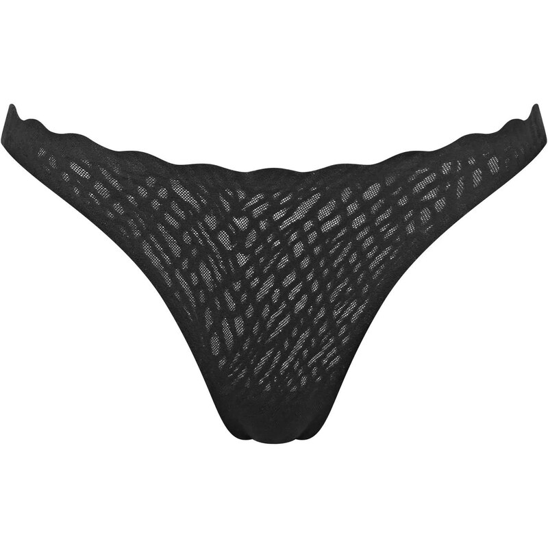 Dámská tanga ZERO Feel Bliss String - BLACK - černé 0004 - SLOGGI 101959465