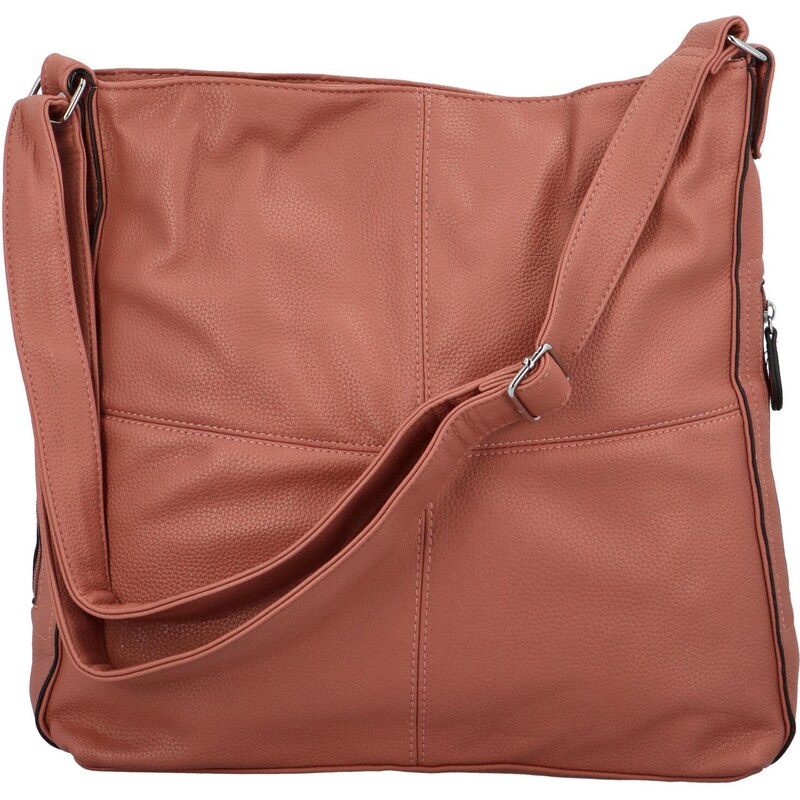 Maria Marni Stylová dámská crossbody kabelka Zhakkia, růžová 110583466