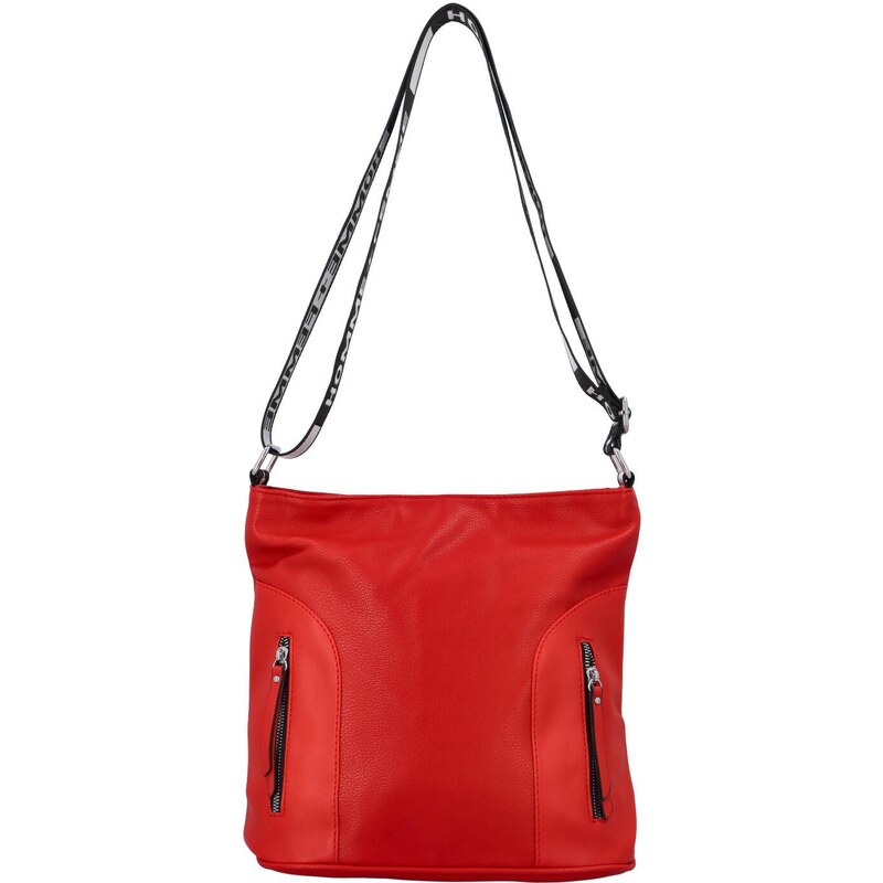 NEW BERRY Dámská koženková crossbody taška s látkovým uchem Barnet, 110584031