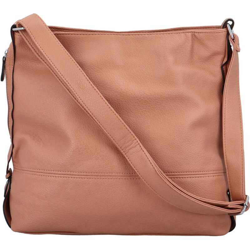 Tessra Stylová dámská crossbody kabelka Marisa, růžová 110584087