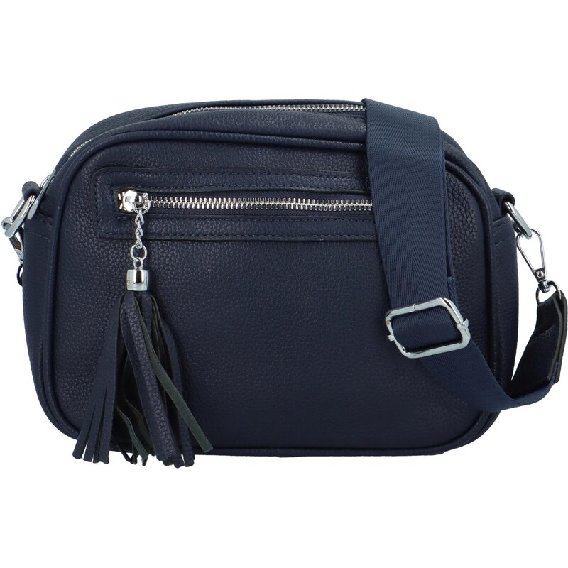 Tessra Trendy dámská koženková crossbody kabelka Herbiana, tmavě modrá 110583487
