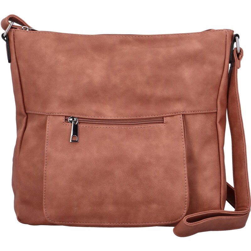 Tessra Trendy dámská crossbody Ione, růžová 110584086