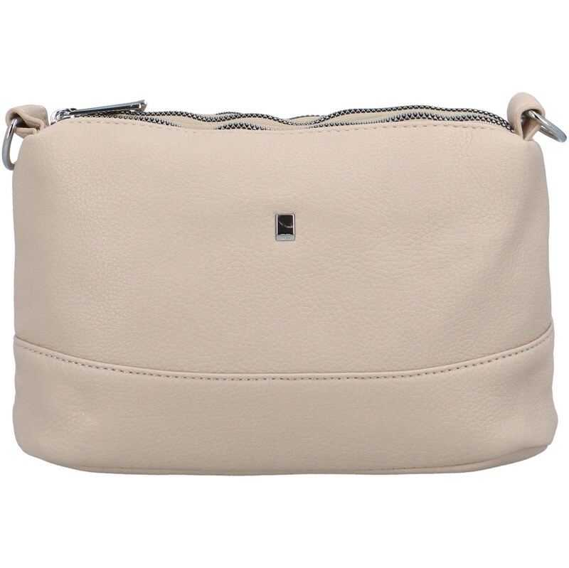 Tessra Milano Dámská koženková crossbody Shoshana, apricot 110583223
