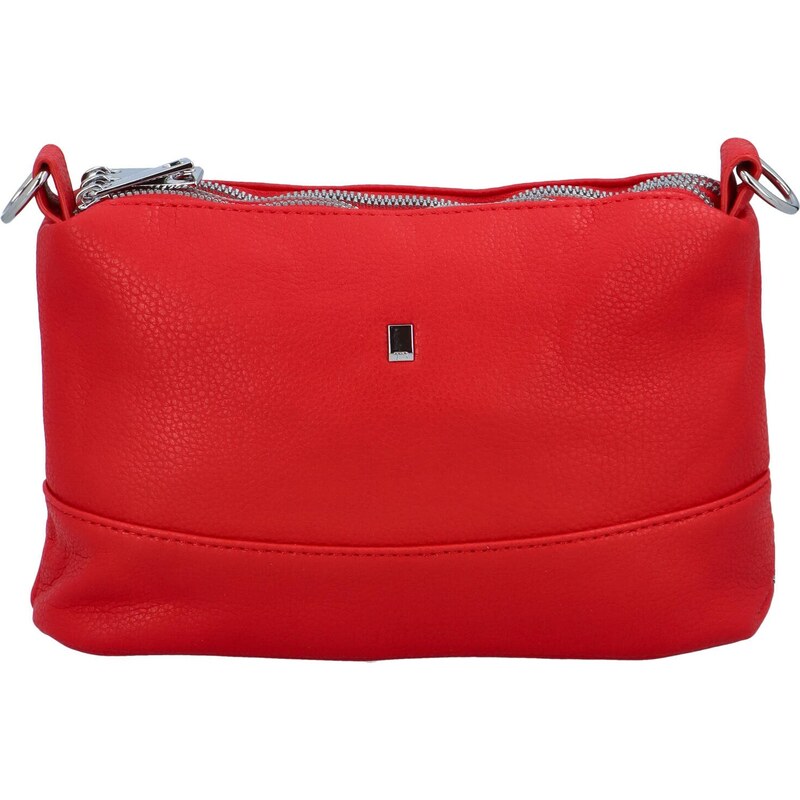 Tessra Milano Dámská koženková crossbody Shoshana, červená