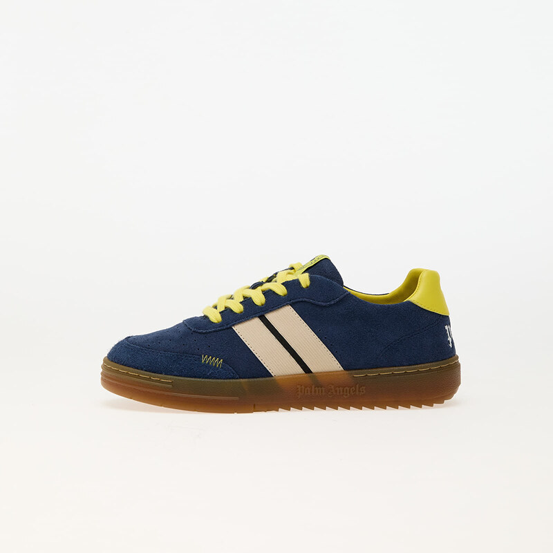 Palm Angels Kids University Track Suede Snk Blue A Yellow