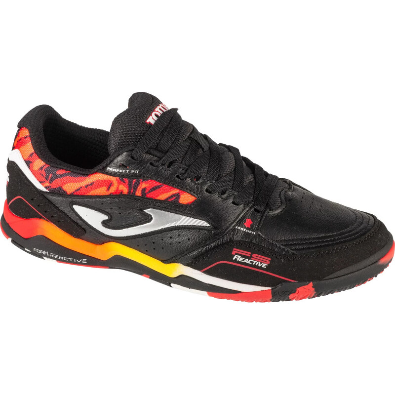 Černo-oranžové pánské sálové tenisky Joma FS Reactive 2401 IN