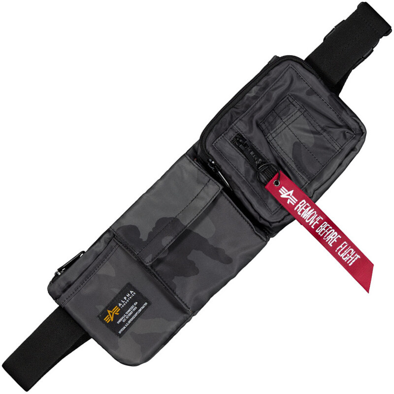 Alpha Industries Ledvinka Crew Utility Bag blackcamo