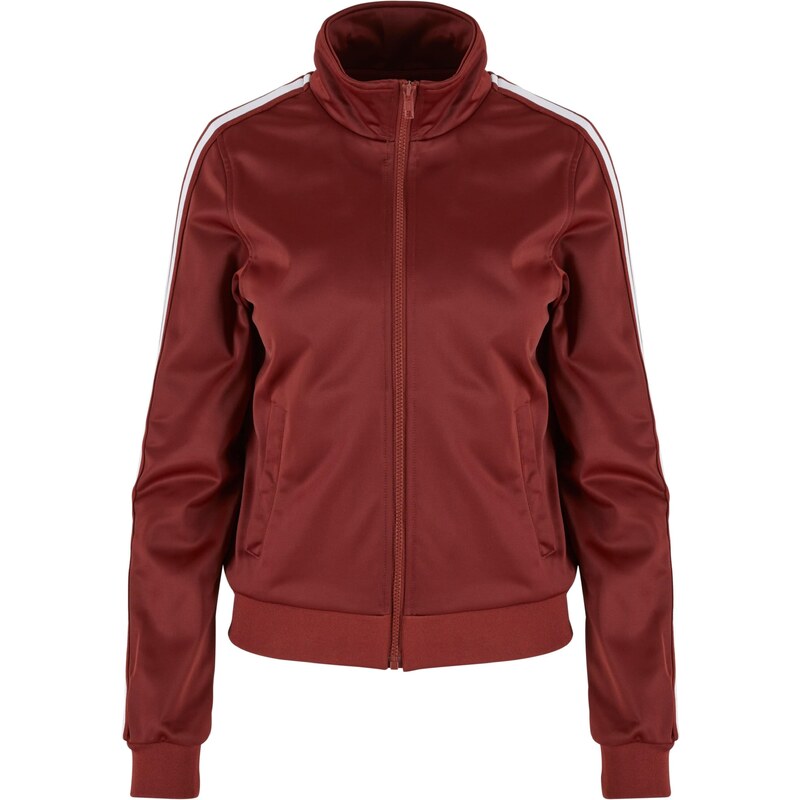 Urban Classics Přechodná bunda rezavě červená / bílá 105465172