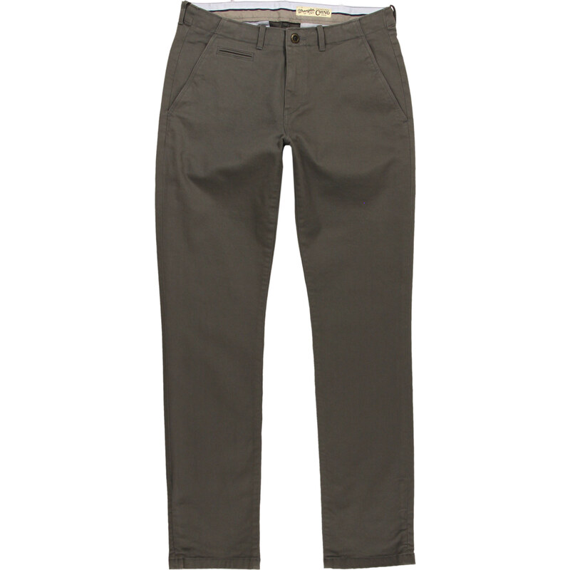 Wrangler CHINO GREY - Pánské kalhoty