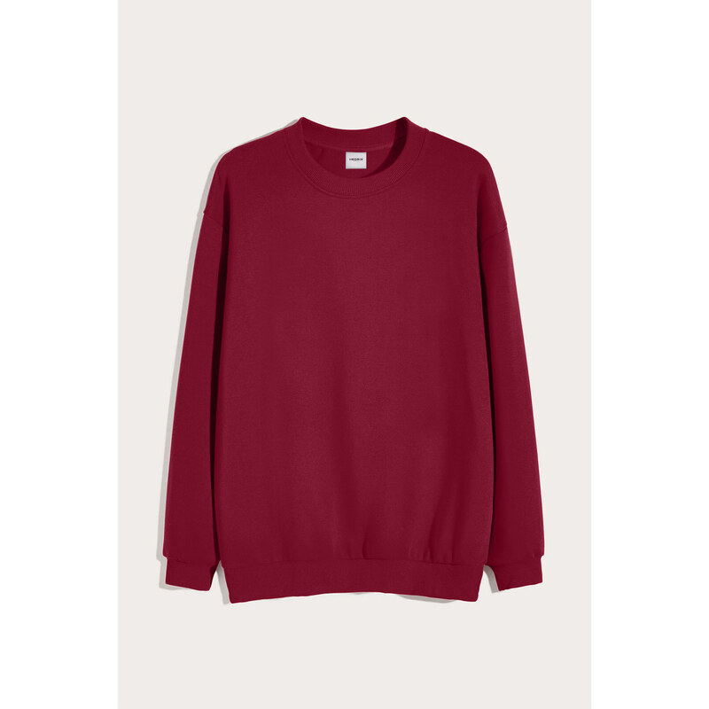 Mikina, Barva Bordó, s Potiskem Regular Hoodie