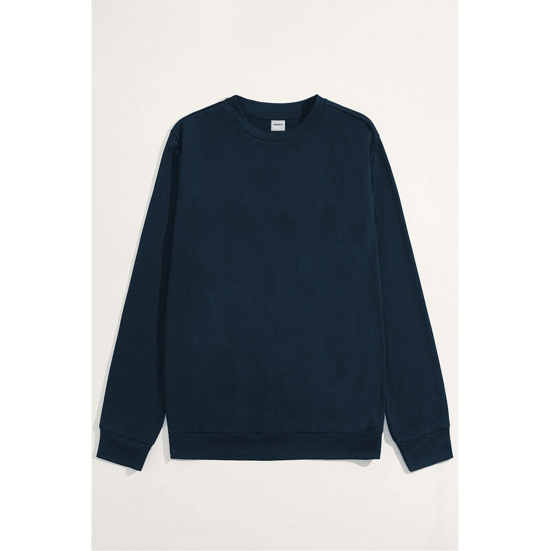 Mikina, Barva Modrá, s Potiskem Regular Hoodie