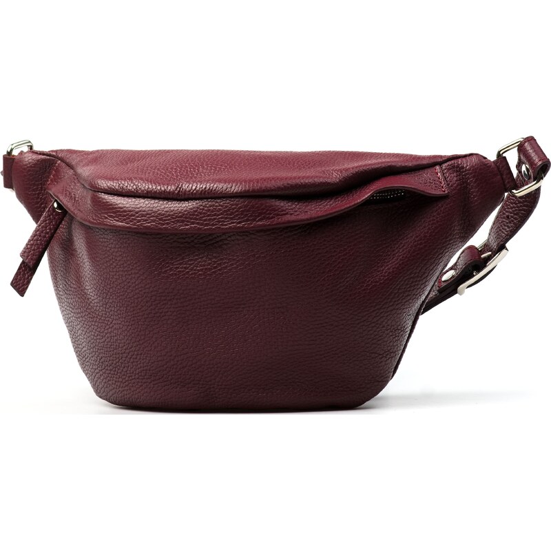 Blaire Kožená crossbody ledvinka Dorian bordó 62896325