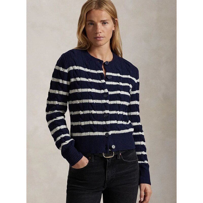 Vlněný svetr Polo Ralph Lauren béžová barva, hřejivý, 211947909