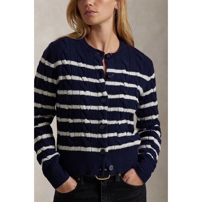 Vlněný svetr Polo Ralph Lauren béžová barva, hřejivý, 211947909