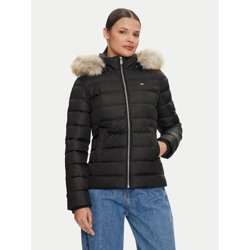 Tommy Jeans dámská černá bunda